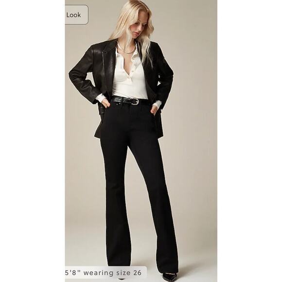 J. Crew Bootcut jean black size 31 - Picture 1 of 5